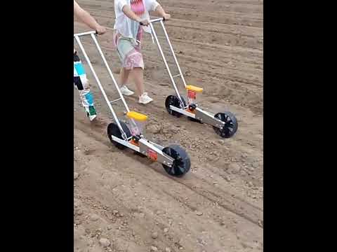 Ручная овоще-зерновая сеялка точного посева1-рядная (имеется видео обзор), видео 1