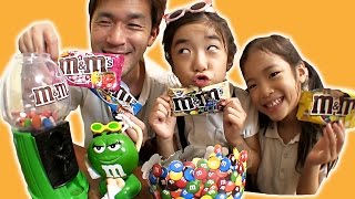 m&m's キャンディノベルティーディスペンサーで遊びました！