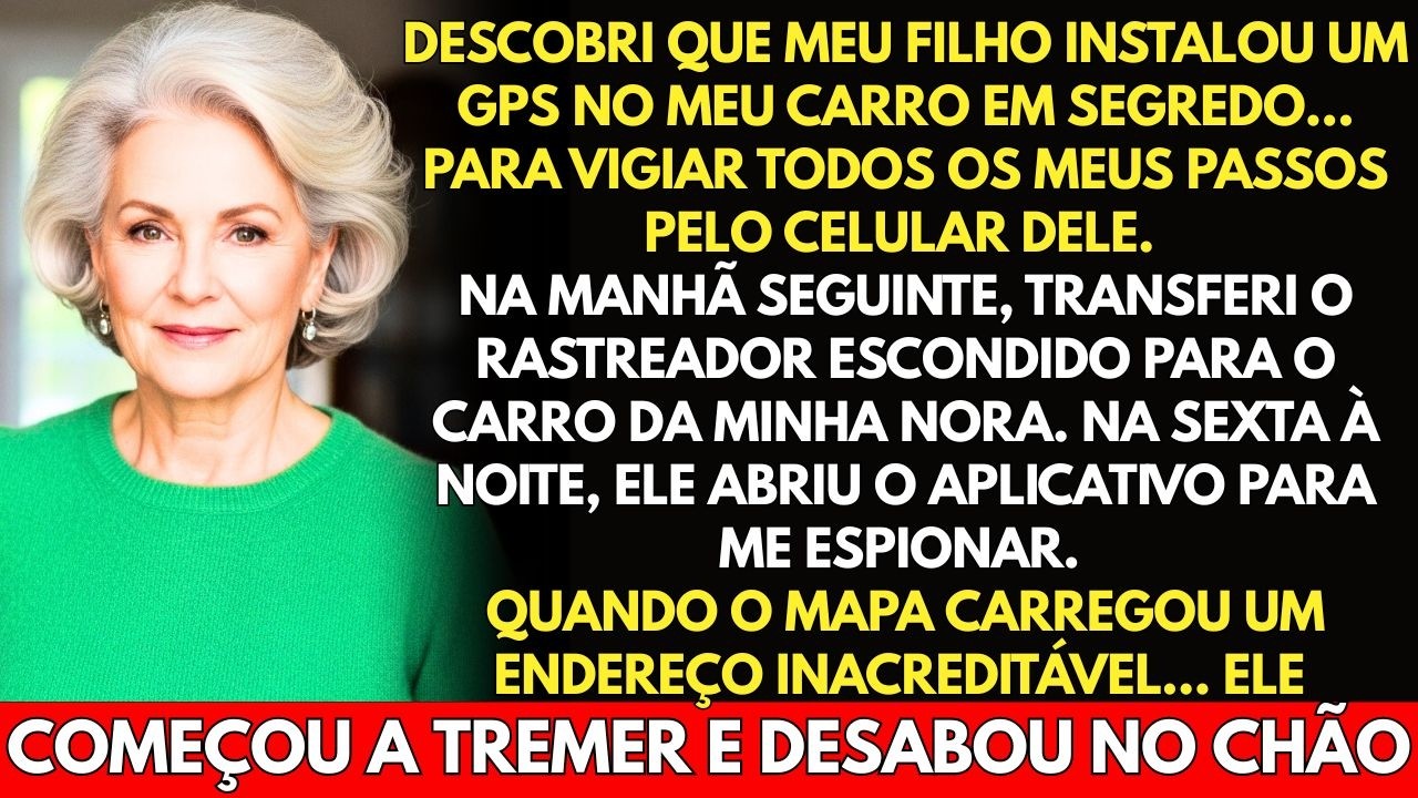 Eu encontrei um rastreador escondido embaixo do meu carro. Quando descobri que quem o colocou foi o meu próprio filho, a mando da minha nora, eu não gritei, não chorei, não o confrontei. Eu fiquei...