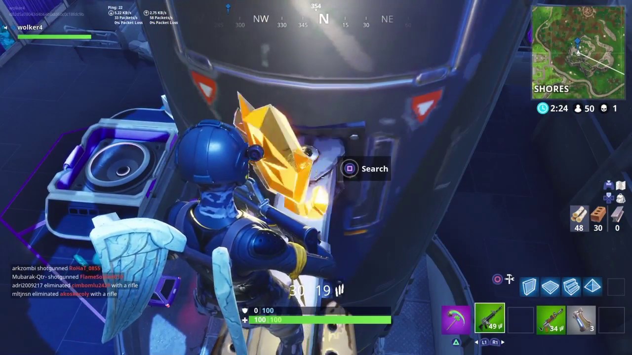 Fortnite Battle Royale - Secret Week 4 Blockbuster Star Location (Season 4)