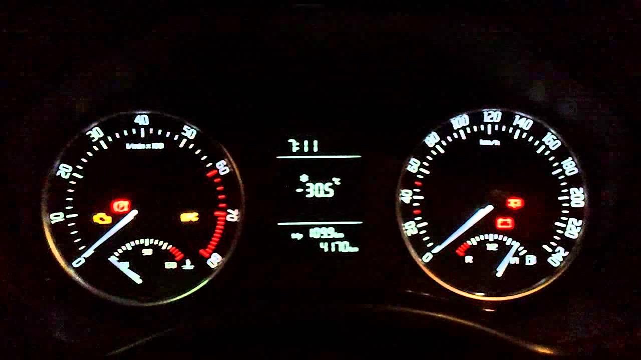 Холодный пуск шкода октавия 1 6