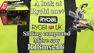 Scan reaktion Slovenien Ryobi one + ryobi uk , a look at ryobi one+ sliding compound miter saw  r18ms216 - YouTube