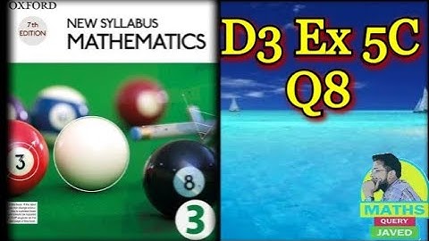 Q8 || Ex-5C || NSM || D3 ||  Application of mathematics in practical situation || in Urdu Hindi