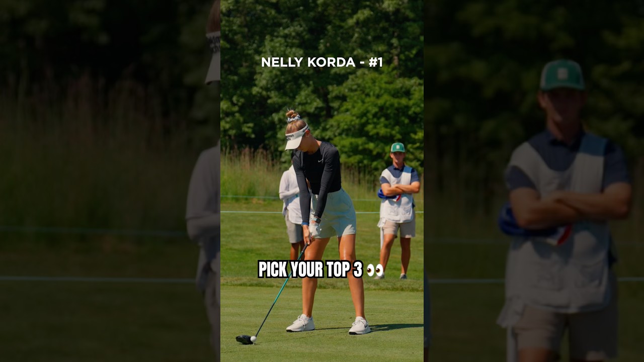 The top #10 ranked players in the world showing off their swings 🤩
