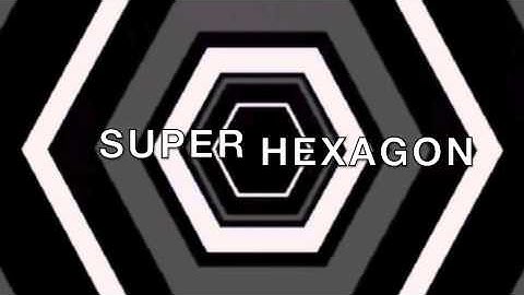 Super Hexagon Soundtrack : End Level (Black and White mode with no rotation)
