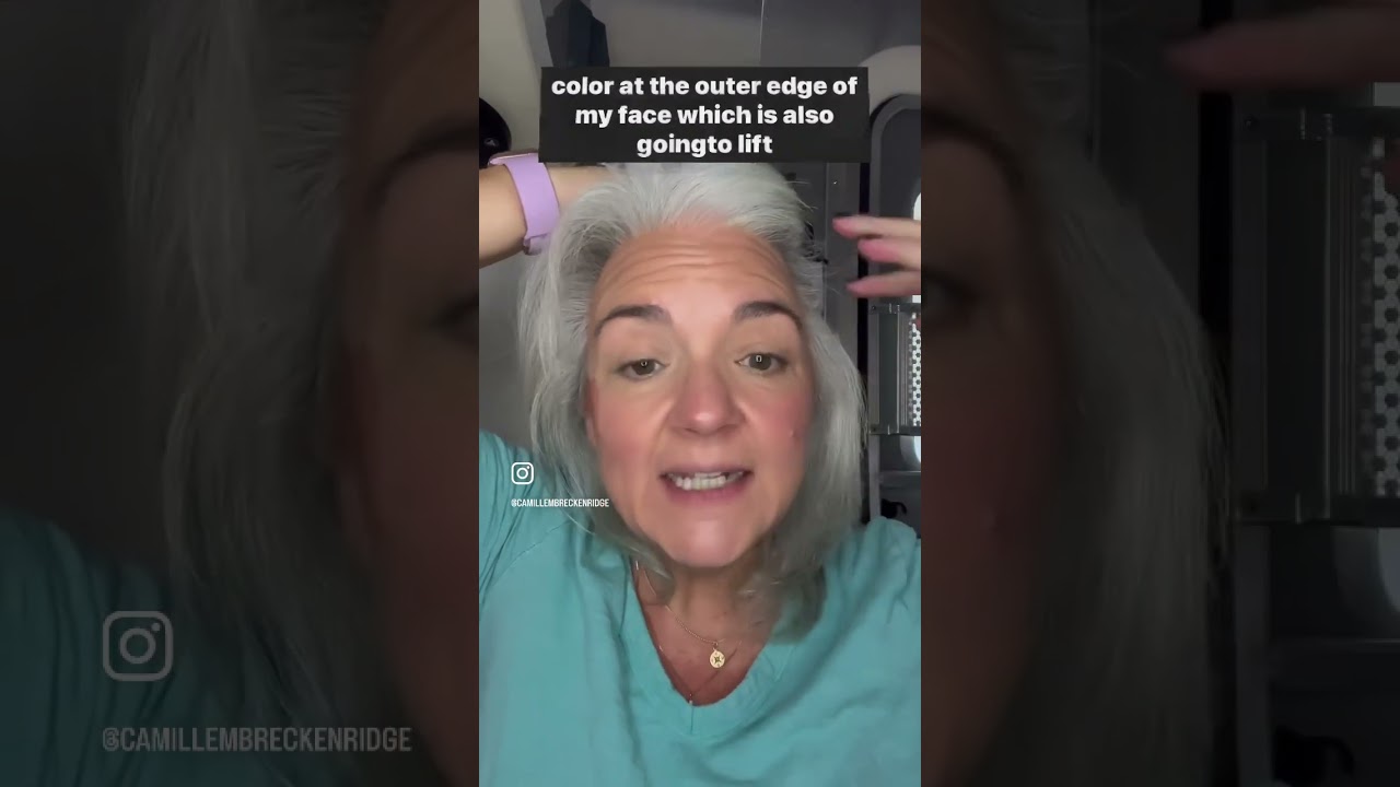 60+ Women: blush placement for a little lift 