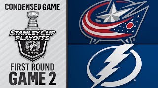 04/12/19 First Round, Gm2: Blue Jackets @ Lightning