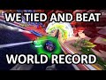 I beat 3 world records in a practice session