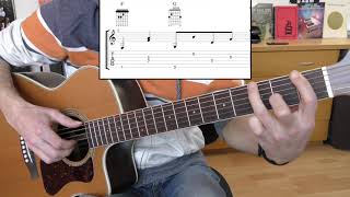Walking All Day - Graham Coxon (Guitar tutorial (French) + TAB)