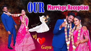 Vj Velmurugan & Gayathri Marriage Reception Full Video❤️🤩❤️| Namma Ooru Pasanga #marriage #love