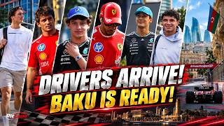 Information F1 Drivers Arrive in Baku! 🇦🇿🔥 | Azerbaijan GP Behind the Scenes News
