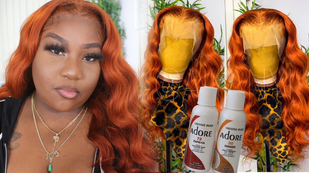 ADORE HAIR DYE ON DARK NATURAL HAIR  YouTube