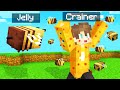 STINGING People As A BEE In MINECRAFT! (Funny)