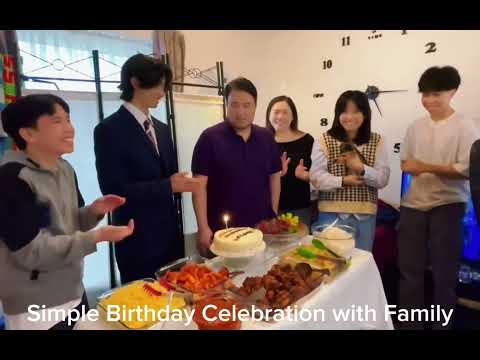 A Simple Birthday Celebration With Family