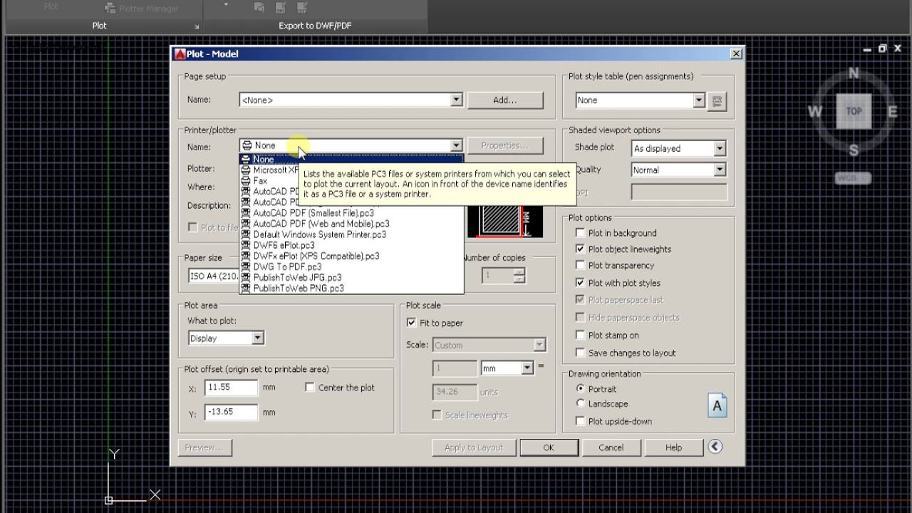 How To Print A Drawing On A4 AutoCAD YouTube