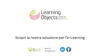 LEARNING OBJECTS - Piattaforma eLearning professionale