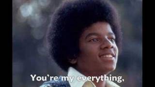 Michael Jackson Melodie Lyrics on screen chords