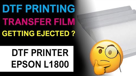 🔧 Fixing DTF Printer Feeding Problems (and why it happens)