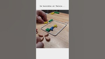 #tetris game #stopmotion #animation #behindthescene #claymation #stopmotionanimation #motionblur