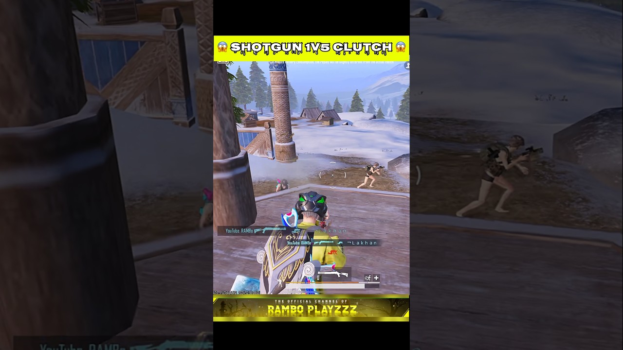 Shotgun 1v5 clutch 😱💯 