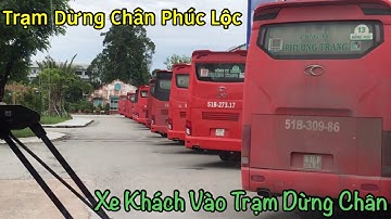 XE KHÁCH VÀO TRẠM DỪNG CHÂN PHÚC LỘC | CÁI BÈ TIỀN GIANG | FUTA BUSLINES