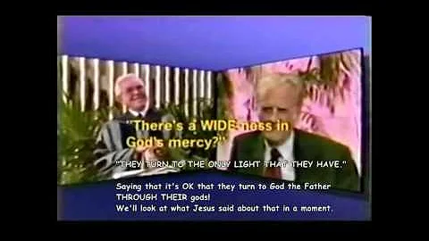 Billy Graham Says Jesus is NOT the ONLY Way Other gods are OK!