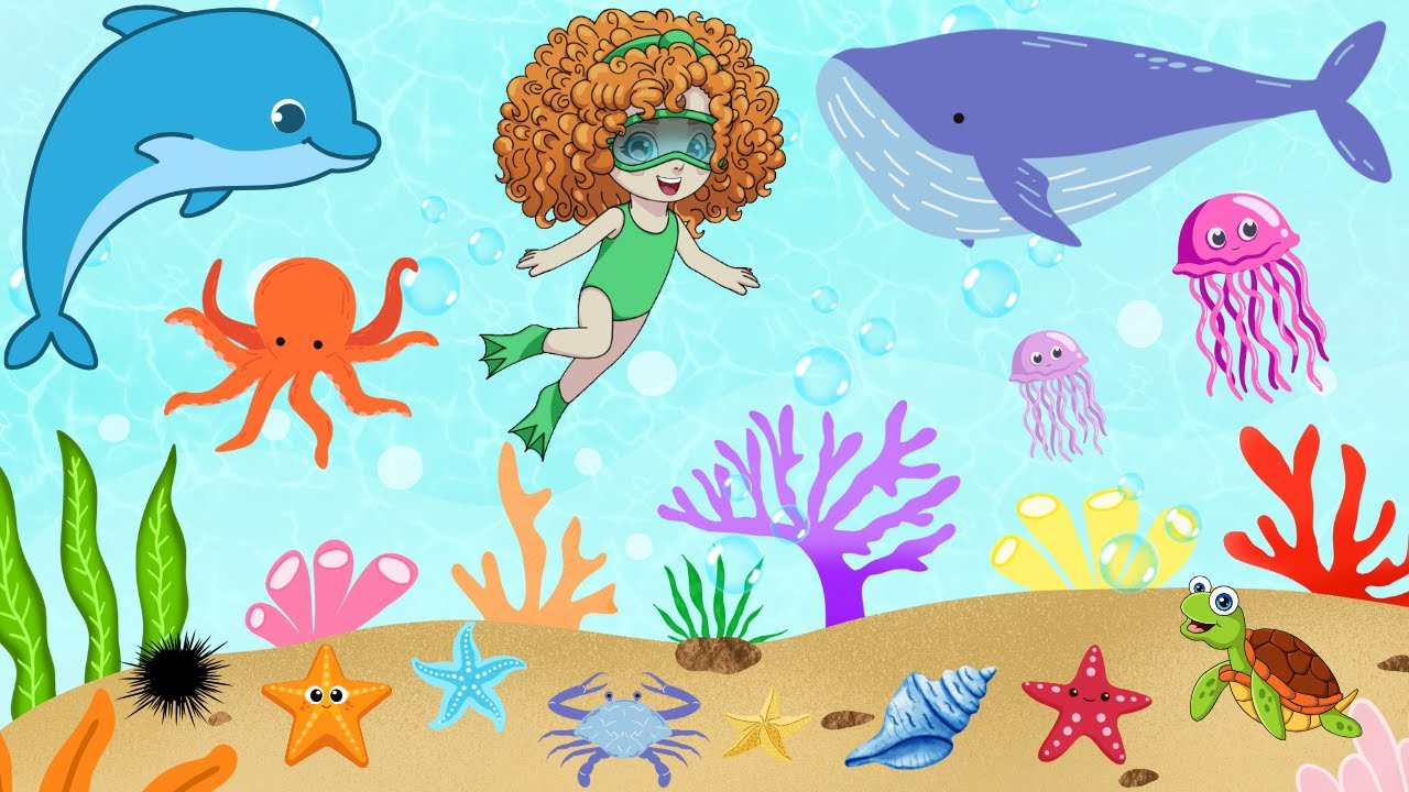 Εξερευνούμε το βυθό! Μαθαίνουμε ζώα, αριθμούς και χρώματα! | Παιδικά Μαγικά Ταξίδια