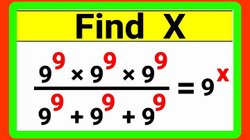 Nice Exponent Math Simplification Find the value of X l Olympiad Math l VVI Q l