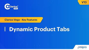 Dynamic Product Tabs | Clarico Vega v13