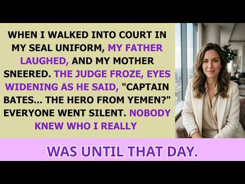 I Walked Into Court in My SEAL Uniform — My Father Laughed, My Mother Sneered, but the Judge