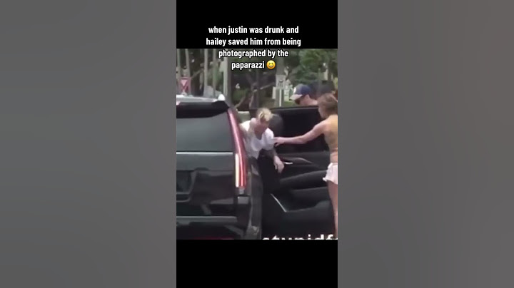 When Justin was drunk and Hailey saved him from paparazzi tiktok bieber.fever1