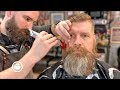 Bushy Beard Trim with High and Tight Haircut | The Dapper Den Barbershop