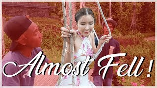 I ALMOST FELL FROM THE SWING! (BALI VLOG) | JAMIE CHUA