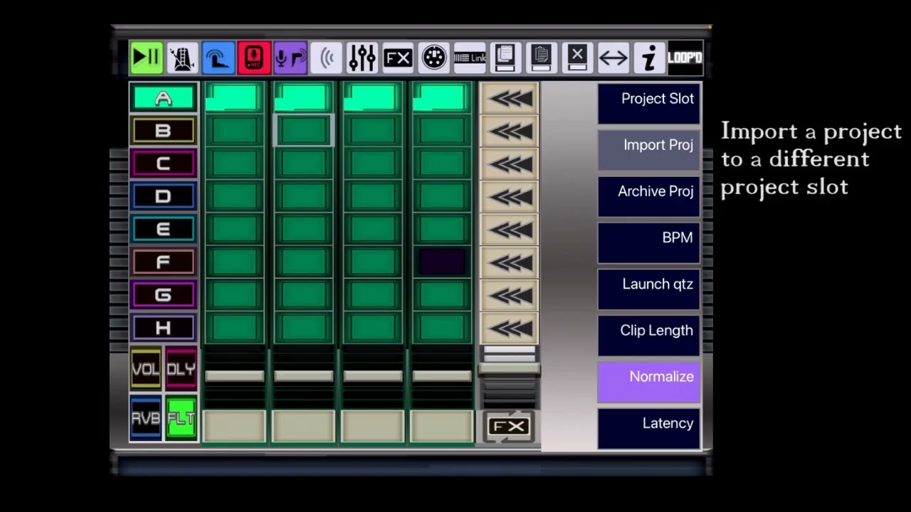 loop'Dup audio clip looper and sampler Instructions - YouTube