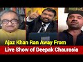 Actor Ajaz Khan abuses Tariq Fateh in TV Debate Show