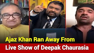 Actor Ajaz Khan abuses Tariq Fateh in TV Debate Show