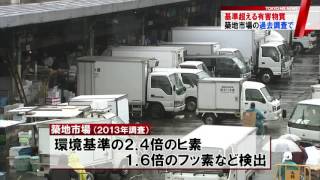調査で判明も「非公表」　築地市場から基準2.4倍のヒ素