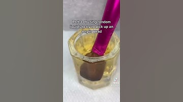 USING RANDOM LIQUIDS TO PICK UP AN ACRYLIC BEAD part 3