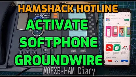 HAMSHACK HOTLINE - First Time Install - Groundwire - app Android