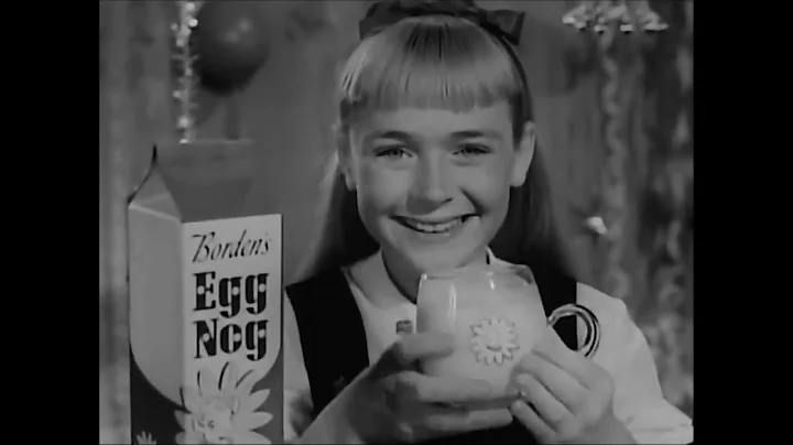 Bordens Egg Nog Elsie's Holiday Party 1950's TV Ch...