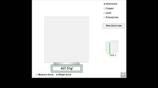 Measuring Density - Simulation