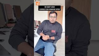 Correction Window Is Live!! RE NEET 2026