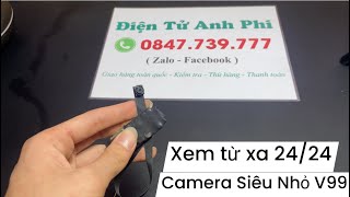 Lựa Chọn Mẫu Camera Siêu Nhỏ V99 Nguỵ Trang Cực Kỳ Dễ Dàng - Bí Mật Theo Dõi Từ Xa Qua Điện Thoại