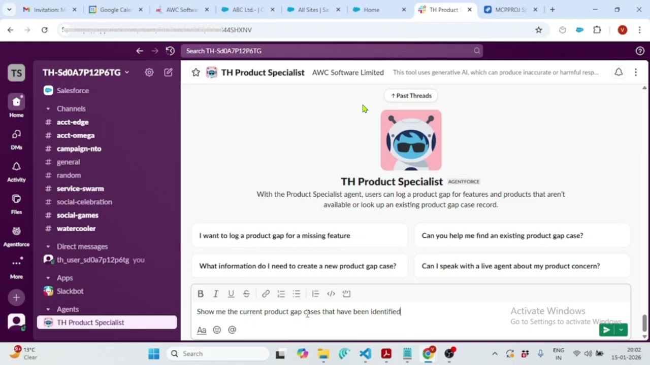 AI in Slack 🚀 | Agentforce + Slack Integration Demo