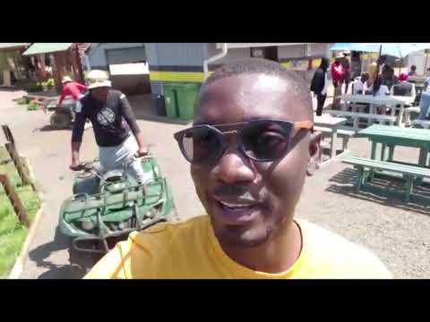 When i tried Zip-lining in Clarens, South Africa