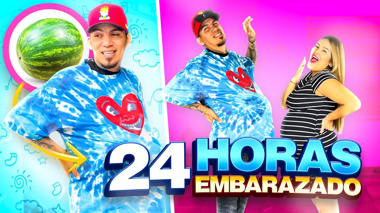EMBARAZADO POR 24 HORAS🫃 // SE VOLVIÓ LOCO😂