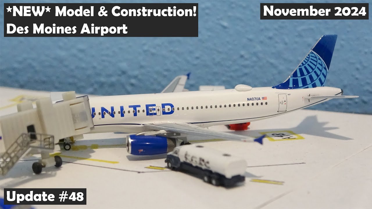 *NEW* Model & Construction! | Des Moines International Airport Update ...