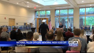 Ceremony held for fallen police officers in north Mississippi by WTVA 9 News 23 views 1 day ago 2 minutes, 7 seconds
