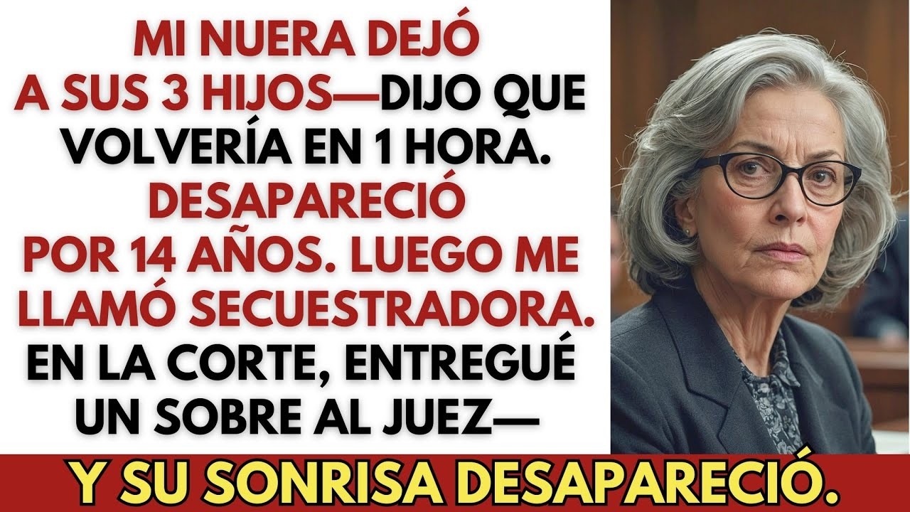MI NUERA DEJÓ A SUS 3 HIJOS CONMIGO Y DESAPARECIÓ—14 AÑOS DESPUÉS, ME LLAMÓ SECUESTRADORA