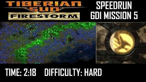 SPEEDRUN: C&C Tiberian Sun Firestorm GDI Mission 5 (Hard)